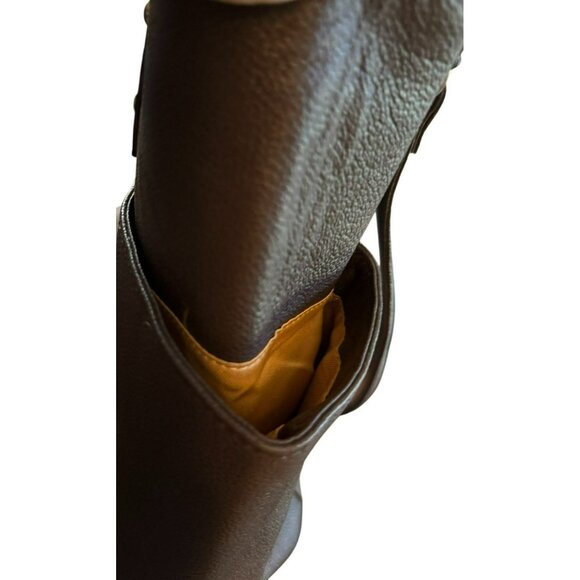 Ella Simone Weston Leather Tote Bag Black Everyday Large 17" X 11" - Picture 3 of 11